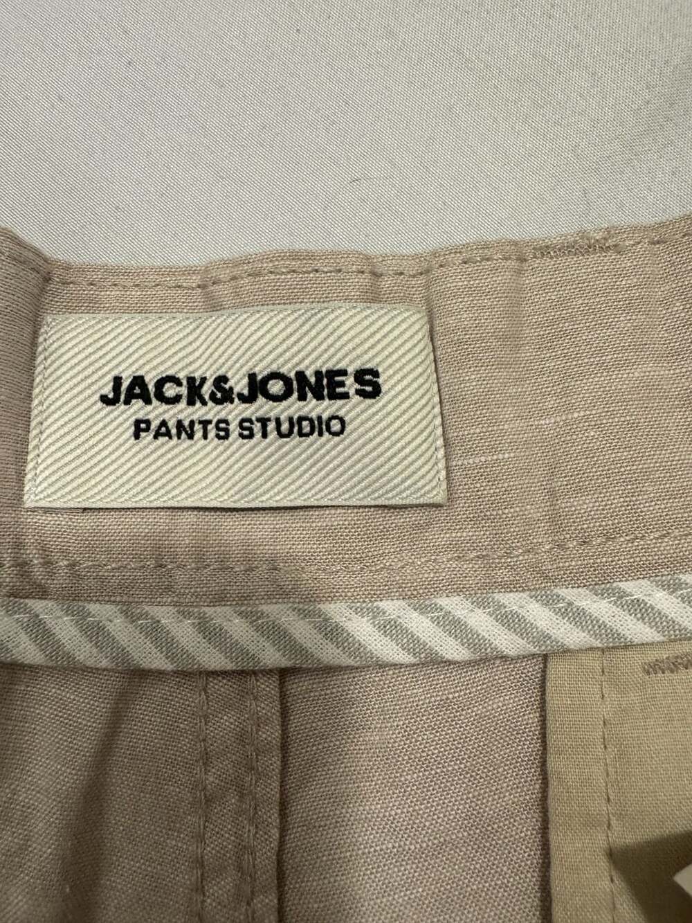 Jack & Jones Pants Studio Linen Blend Shorts Beige xl - Picture 4 of 8